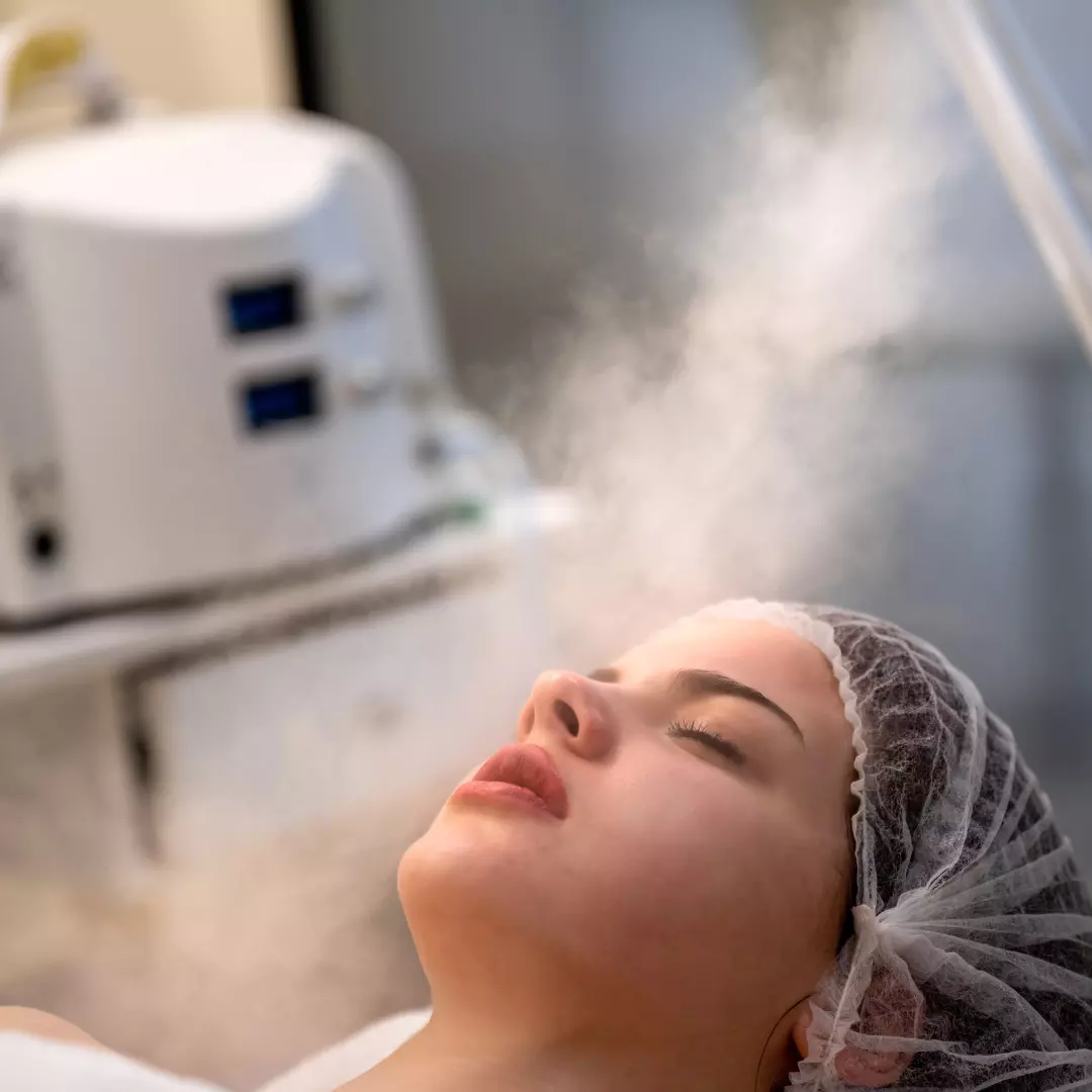 ozone therapy conducted on a patient