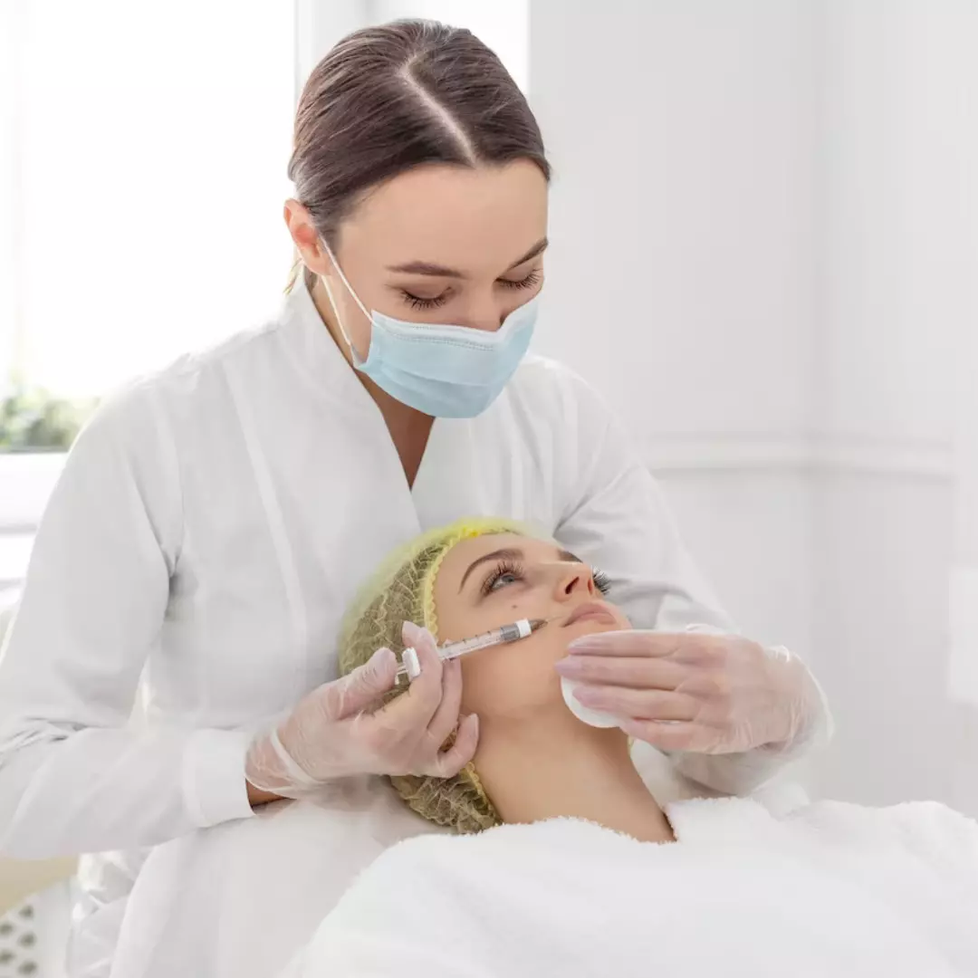 ozone therapy process where doctor and patients are being showcased